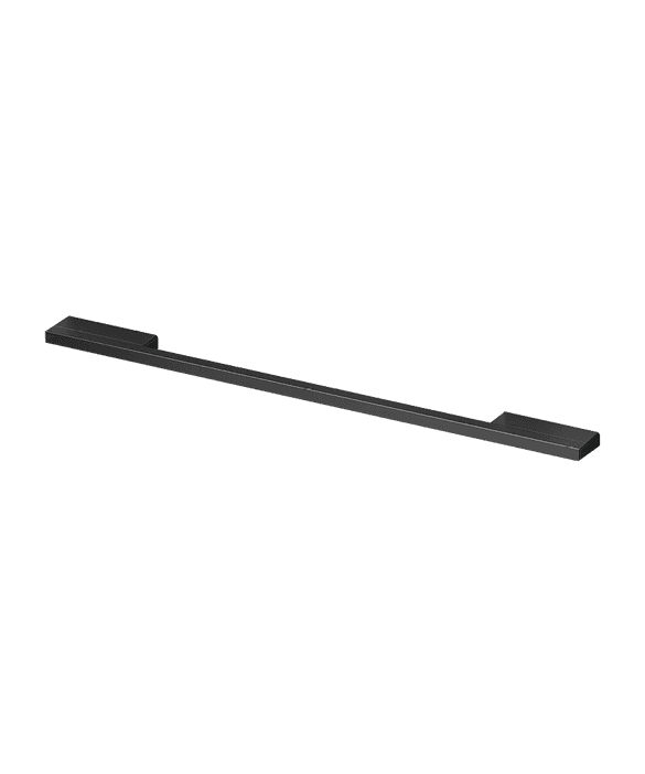 Square Fine Black Handle Kit for Integrated French Door Refrigerator Freezer, 36"