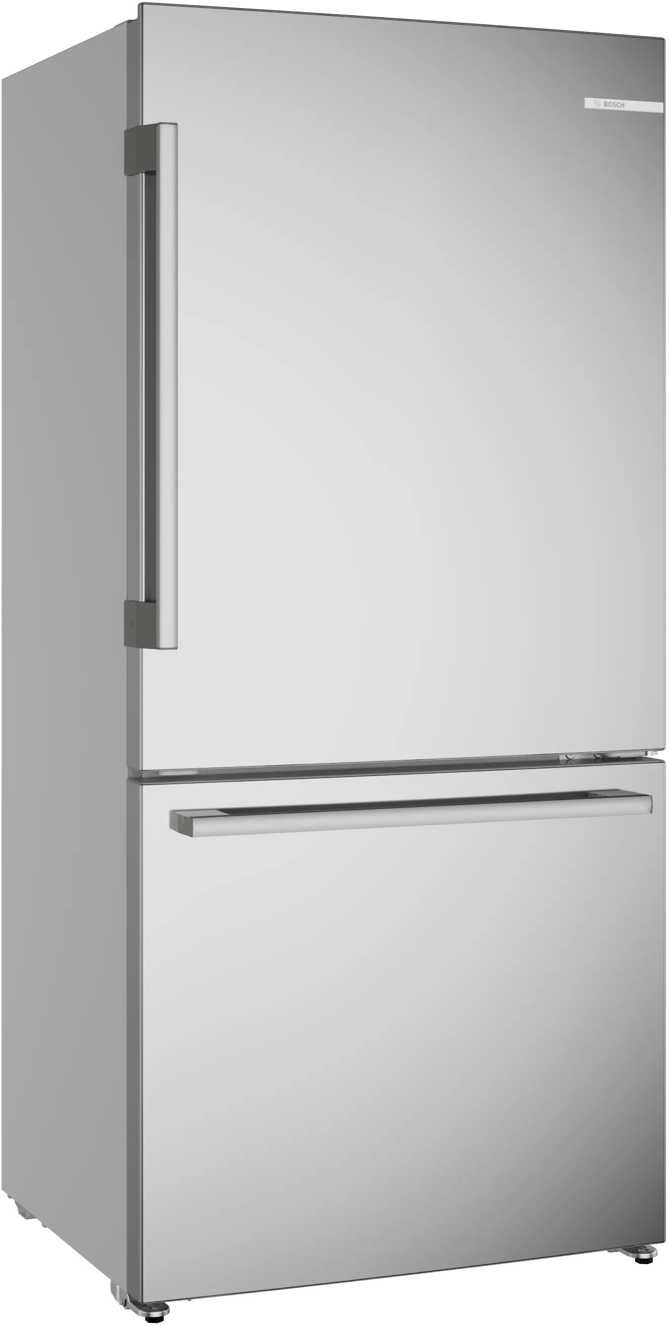 100 Series Freestanding Bottom Freezer Refrigerator Brushed steel