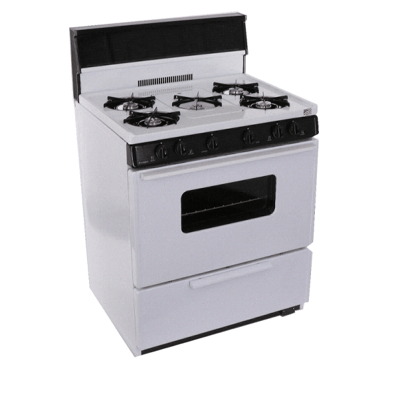 30 Inch Cordless Gas Range