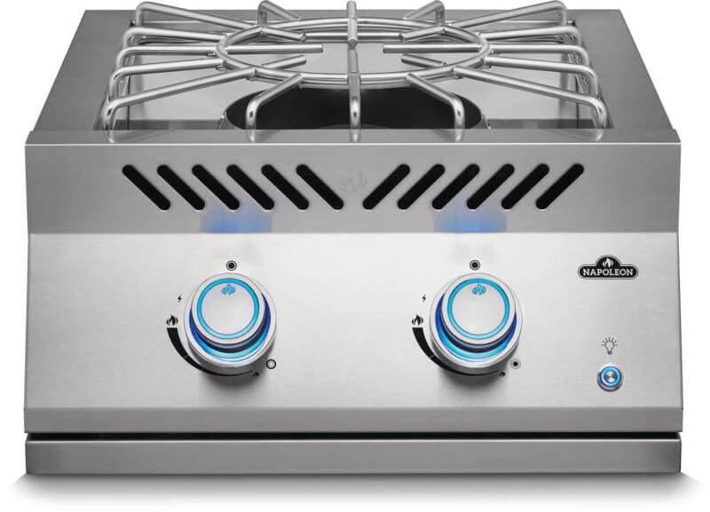Built-in 700 Series Power Burner with Stainless Steel Cover