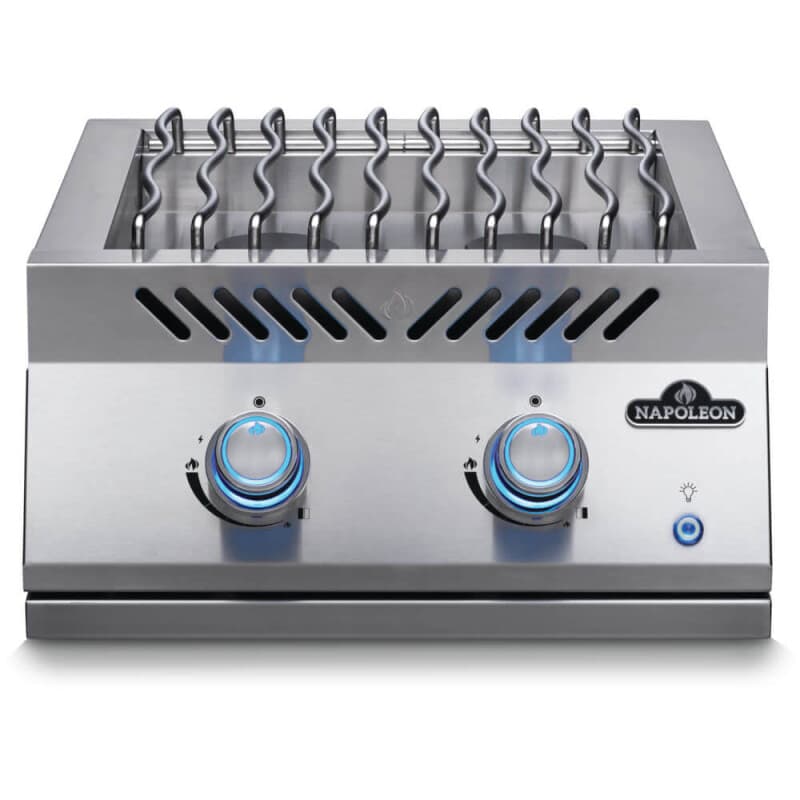 Built-in 700 Series Dual Range Top Burner with Stainless Steel Cover