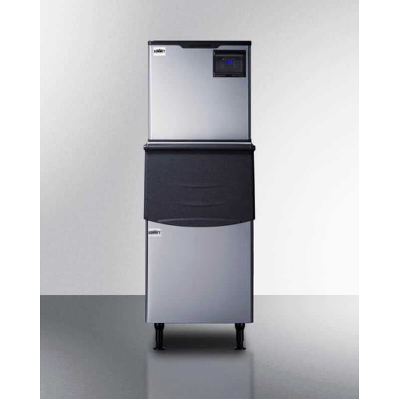 350 lb. Commercial Ice Machine With Stainless Steel Bin