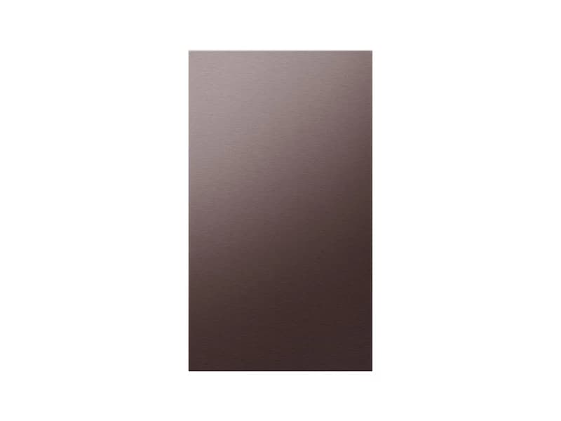 23 cu. ft. Smart Counter Depth BESPOKE 4-Door Flex™ Refrigerator with Customizable Panel Colors in Tuscan Steel