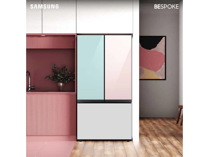 Bespoke 3-Door French Door Refrigerator (30 cu. ft.) with Beverage Center