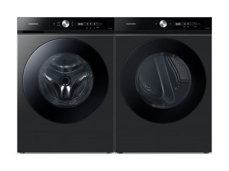 Bespoke 4.6 cu. ft. Large Capacity Front Load Washer with Super Speed Wash and Electric Dryer with Super Speed Dry and AI Smart Dial