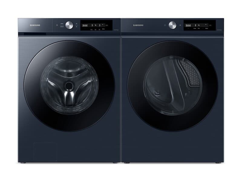 Bespoke 4.6 cu. ft. Large Capacity Front Load Washer with Super Speed Wash and Electric Dryer with Super Speed Dry and AI Smart Dial