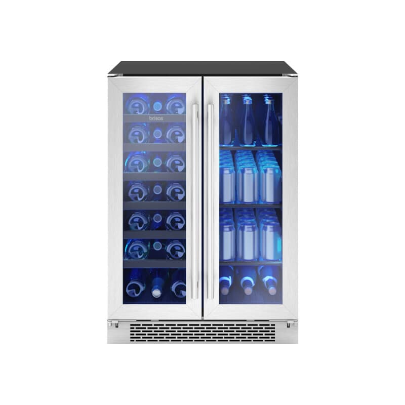 Brisas French Door Wine & Beverage Cooler