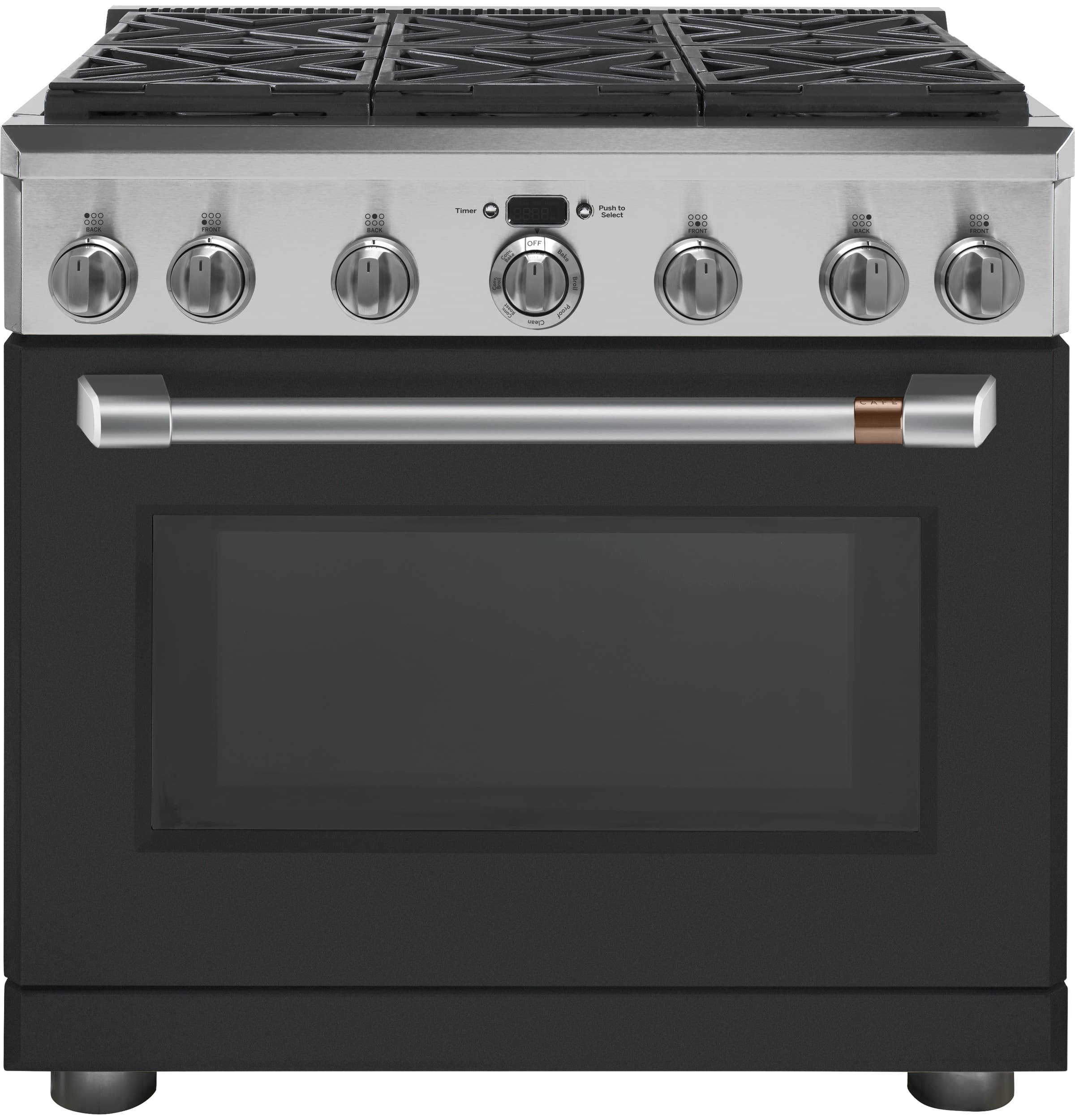 36" Dual-Fuel Professional Range with 6 Burners (Natural Gas)