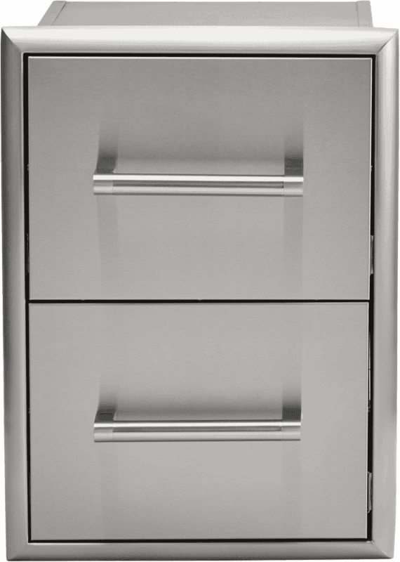 16" Double Drawer Cabinet