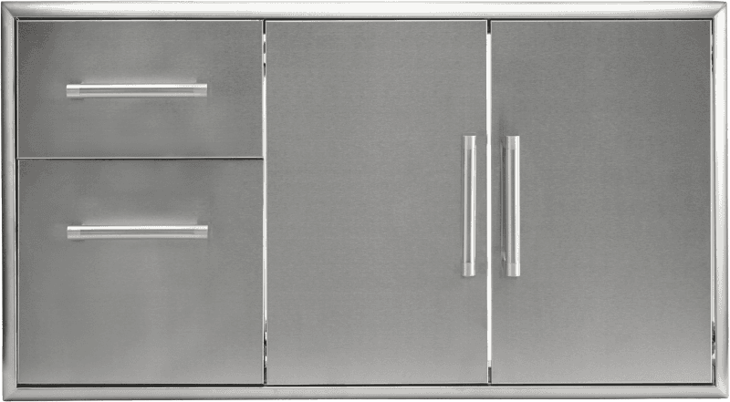 45" Double Access Doors & Access Drawer