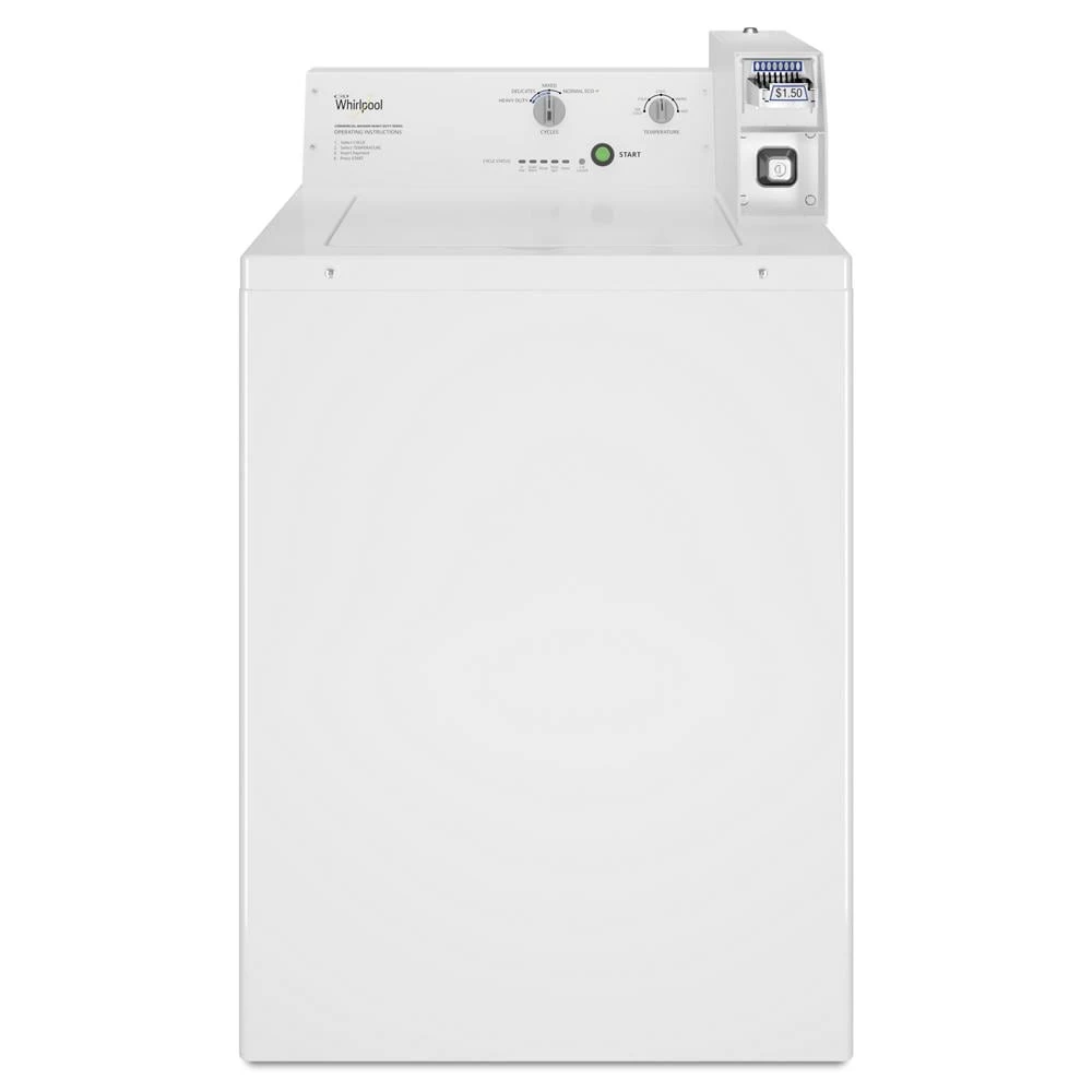 Commercial Top-Load Washer, Coin Slide