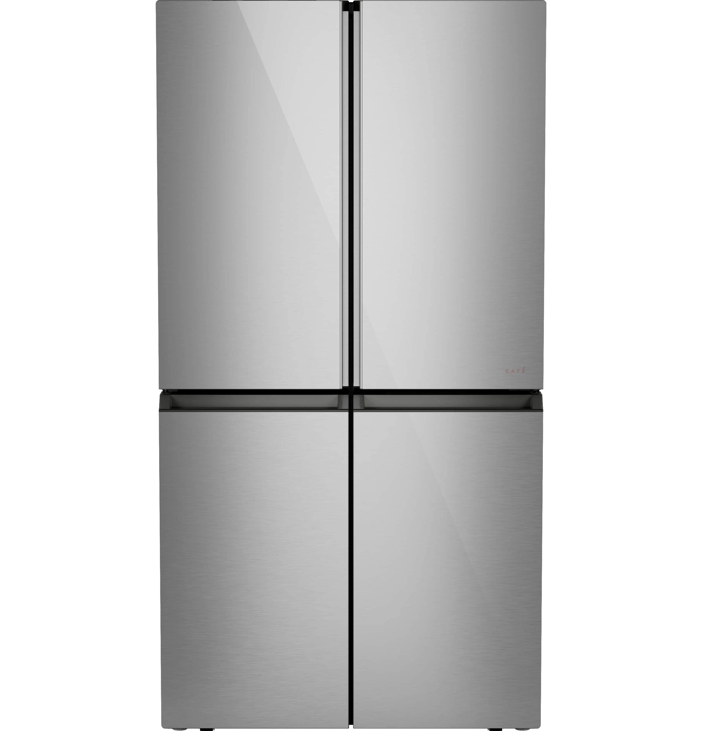 Café 28.3 Cu. Ft. Smart Quad-door Refrigerator In Platinum Glass With Dual-dispense Autofill Pitcher