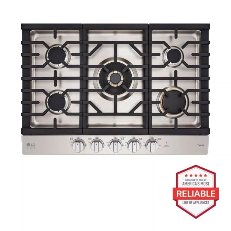 30 Inch Ultraheat™ Gas Cooktop With Easyclean®