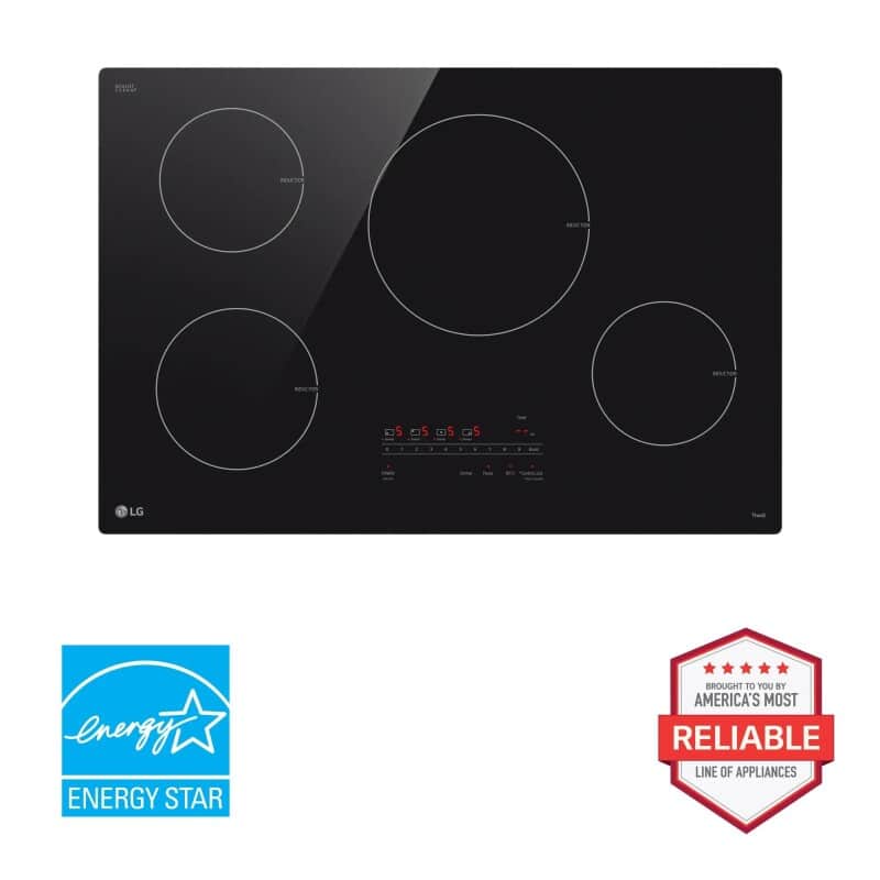 30 Inch Smart Induction Cooktop With Ultraheat™ 4.3kw Element