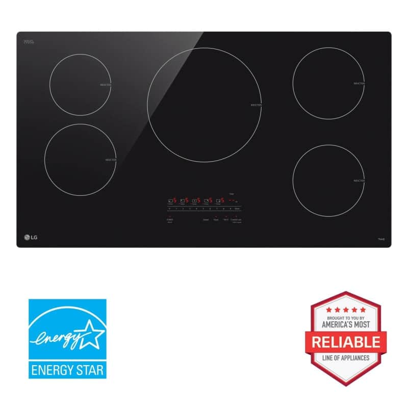 36 Inch Smart Induction Cooktop With Ultraheat™ 4.3kw Element