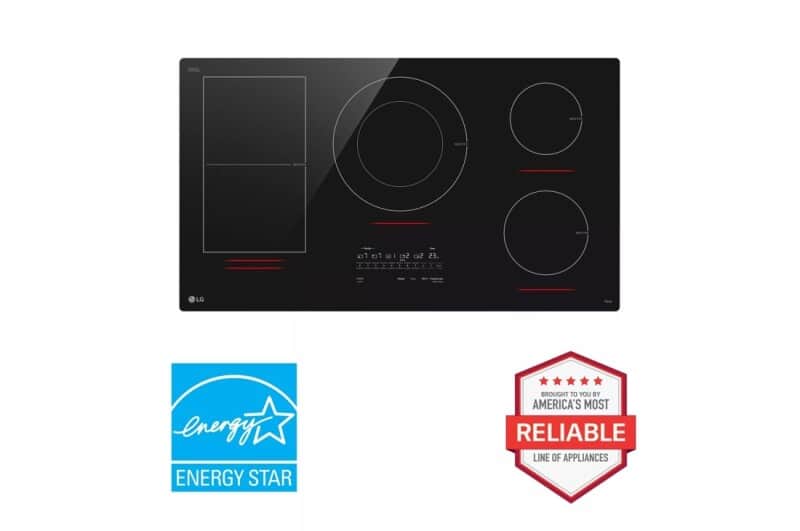 36 Inch Smart Induction Cooktop With Ultraheat™ 5.0kw Element