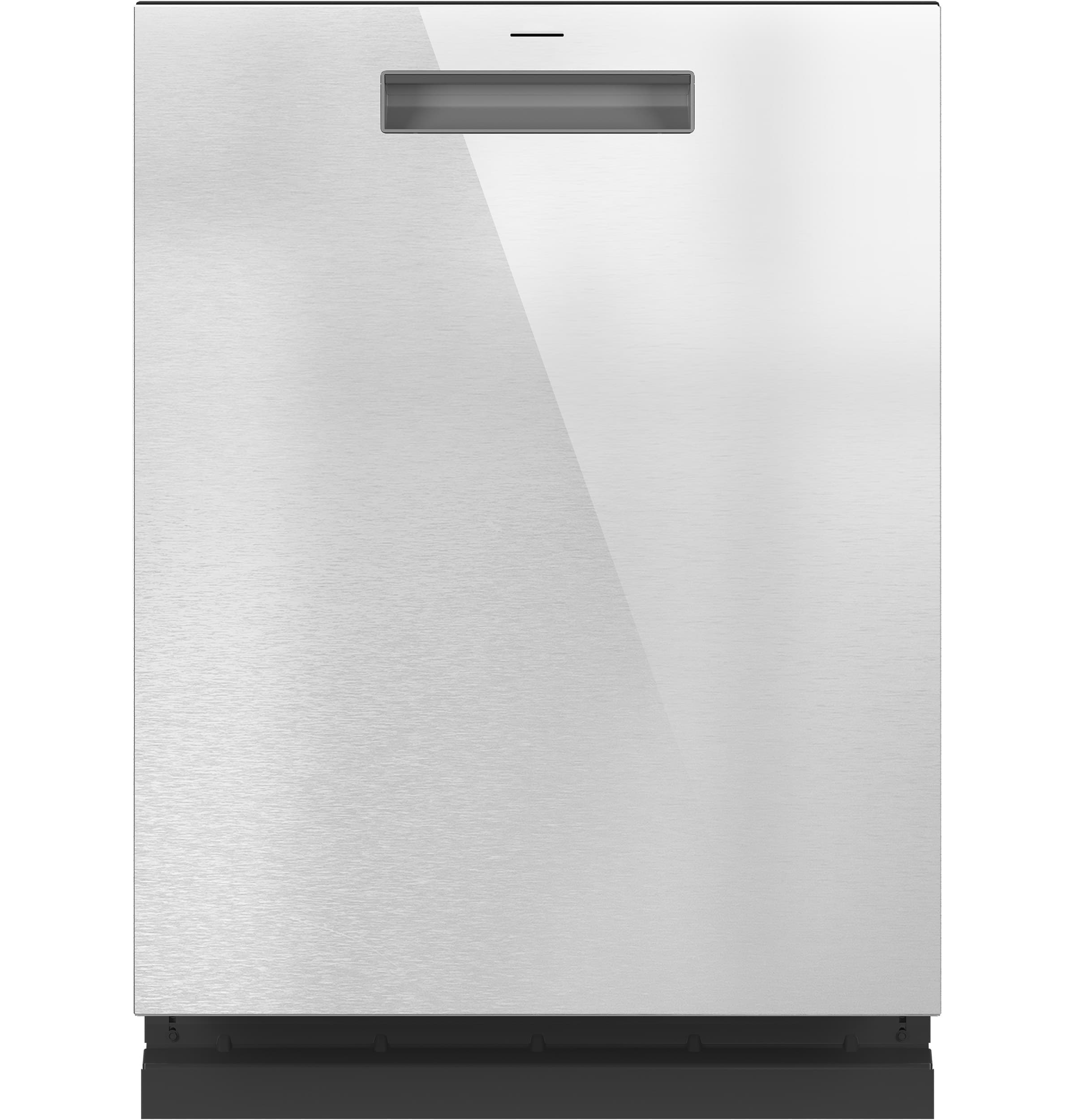 Café Customfit Stainless Interior Smart Dishwasher With Ultra Wash Top Rack And Led Lights, 39 Dba In Platinum Glass