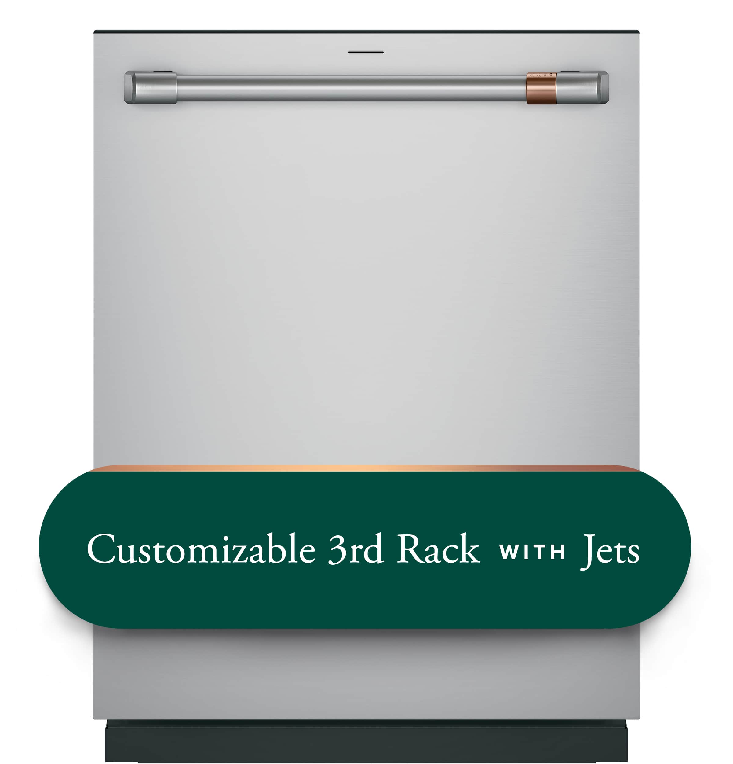 Café Customfit Stainless Interior Smart Dishwasher With Ultra Wash Top Rack And Dual Convection Ultra Dry, 44 Dba