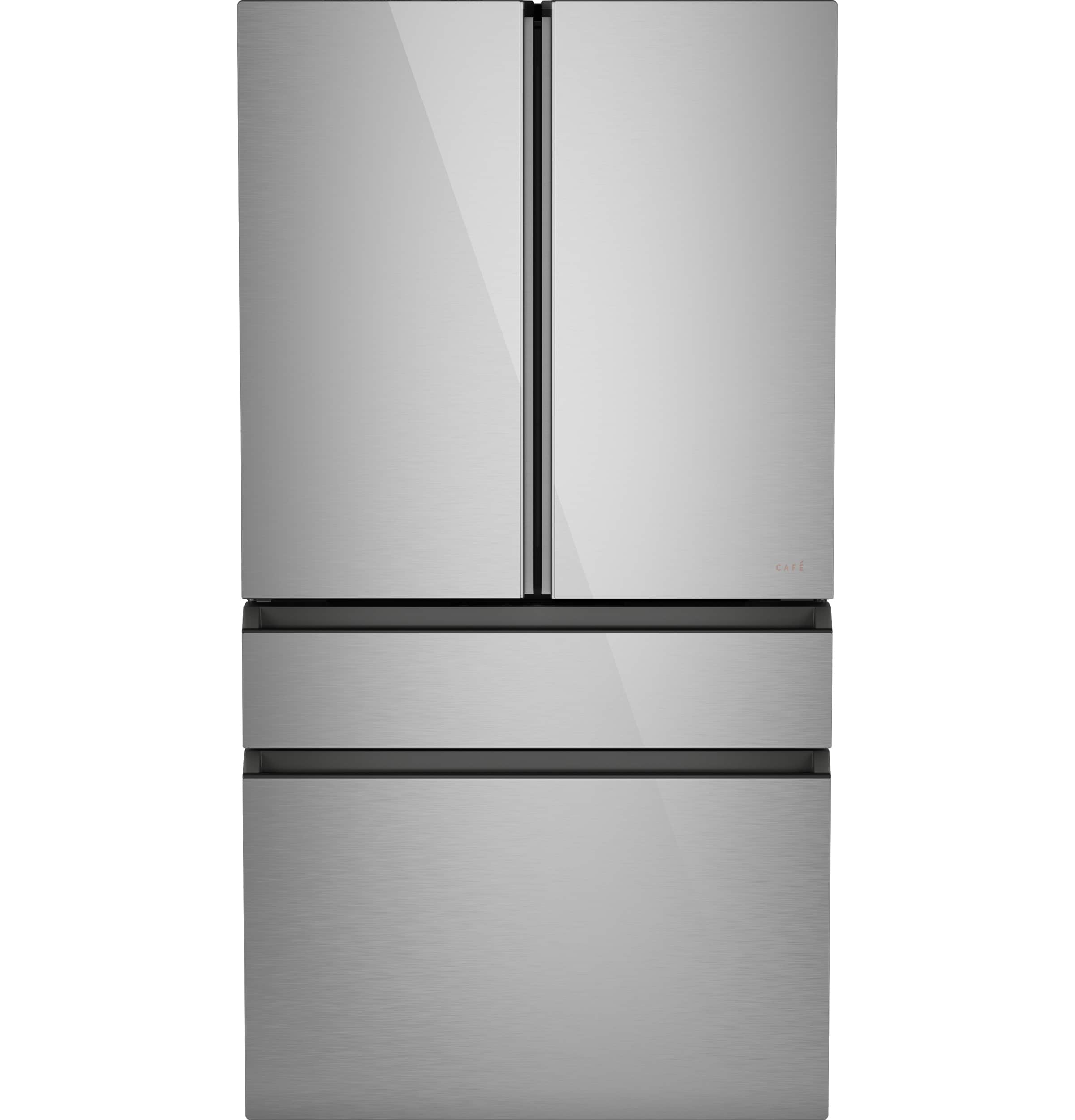 Café 28.7 Cu. Ft. Smart 4-door French-door Refrigerator In Platinum Glass With Dual-dispense Autofill Pitcher