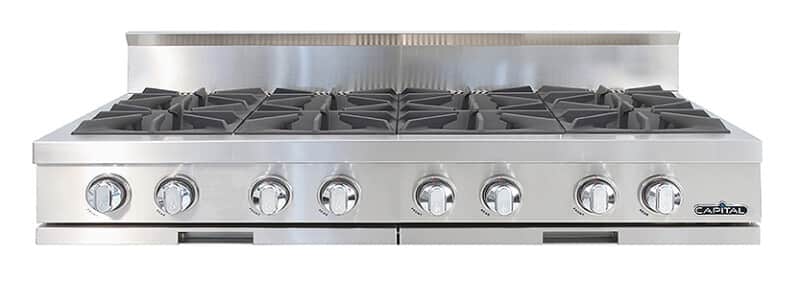 48″ Rangetop 8 Burners NG