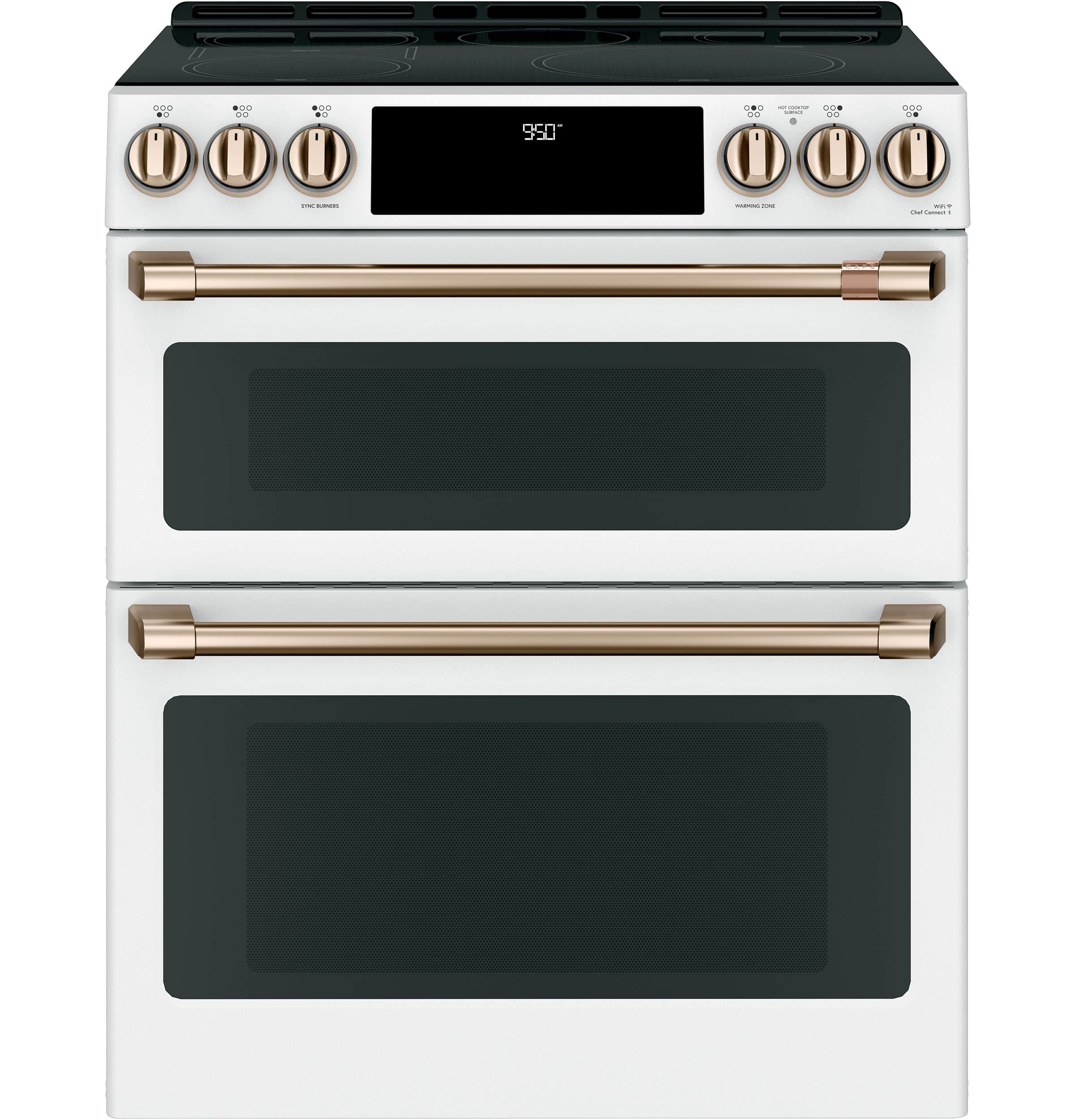 Café 30" Smart Slide-in, Front-control, Induction And Convection Double-oven Range