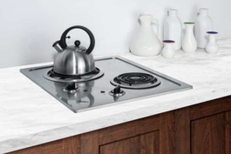 21" Wide 115V 2-Burner Coil Cooktop