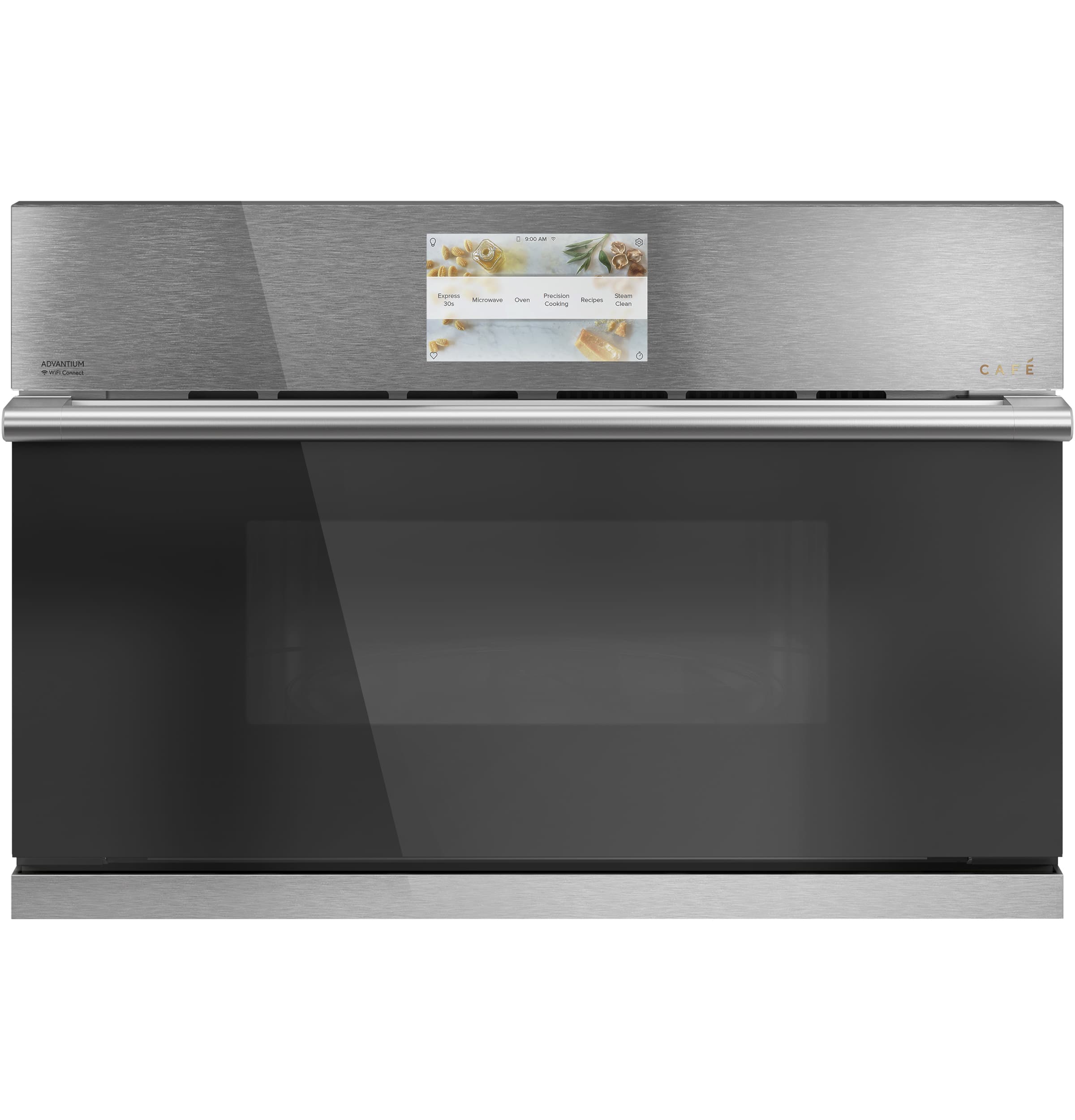 Café 30" Custom Speed Cook Oven With 120v Advantium Technology In Platinum Glass