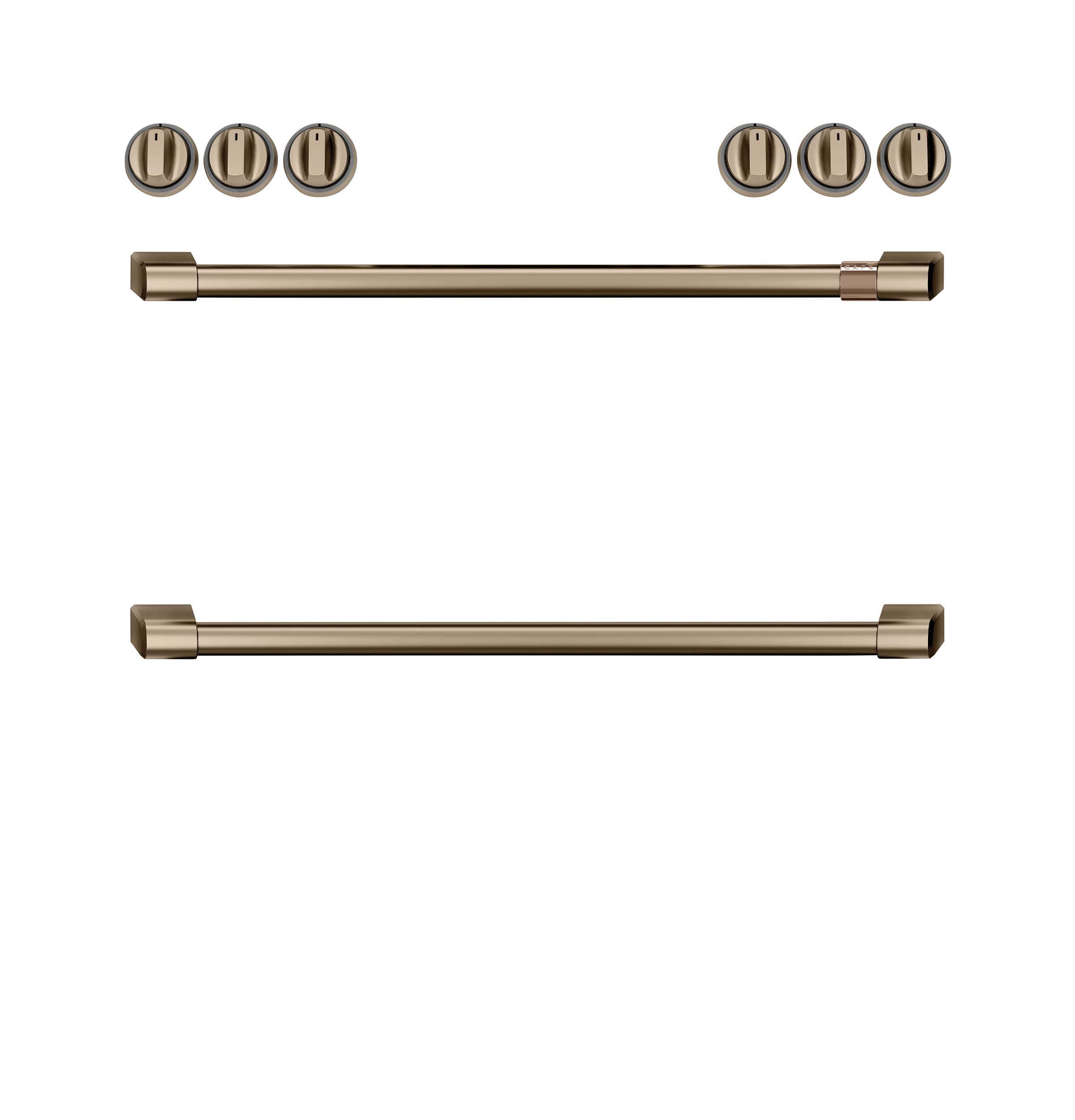 CAFÉ™ Front Control Electric Knobs and Handles - Brushed Bronze