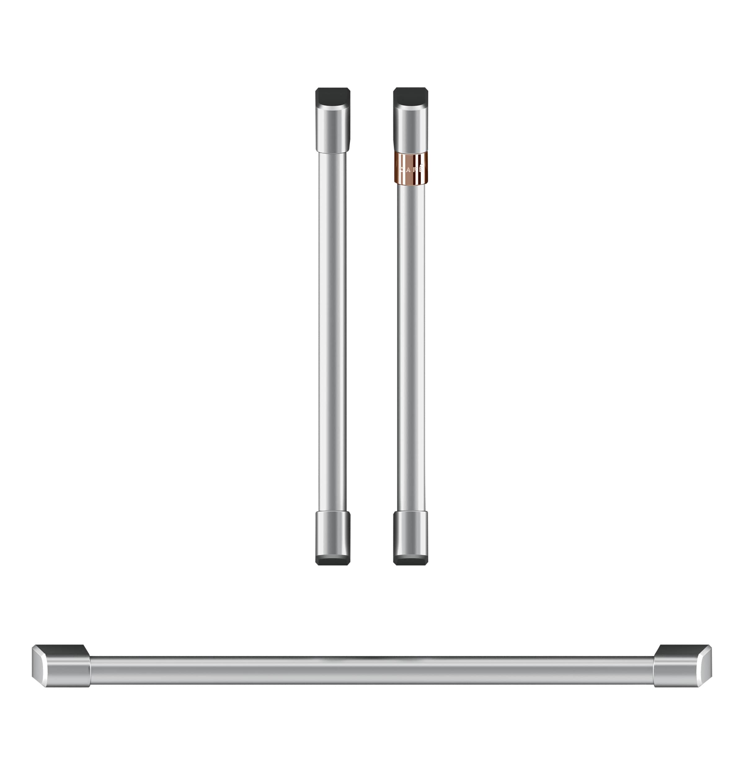 CAFÉ™ 2 French-Door Handles; 1 - 30" Handle; - Brushed Stainless