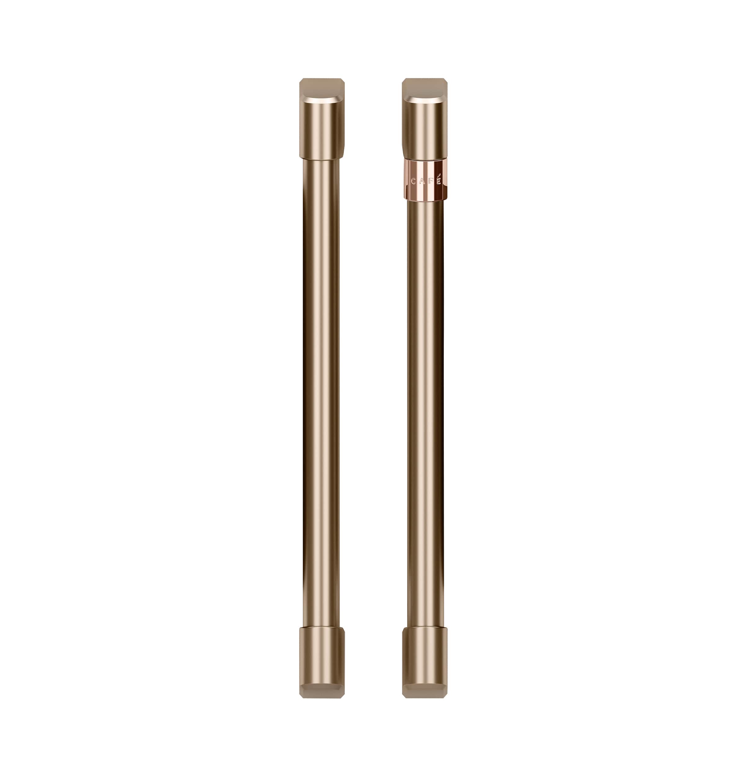 Café 2 French-door Handles; - Brushed Bronze