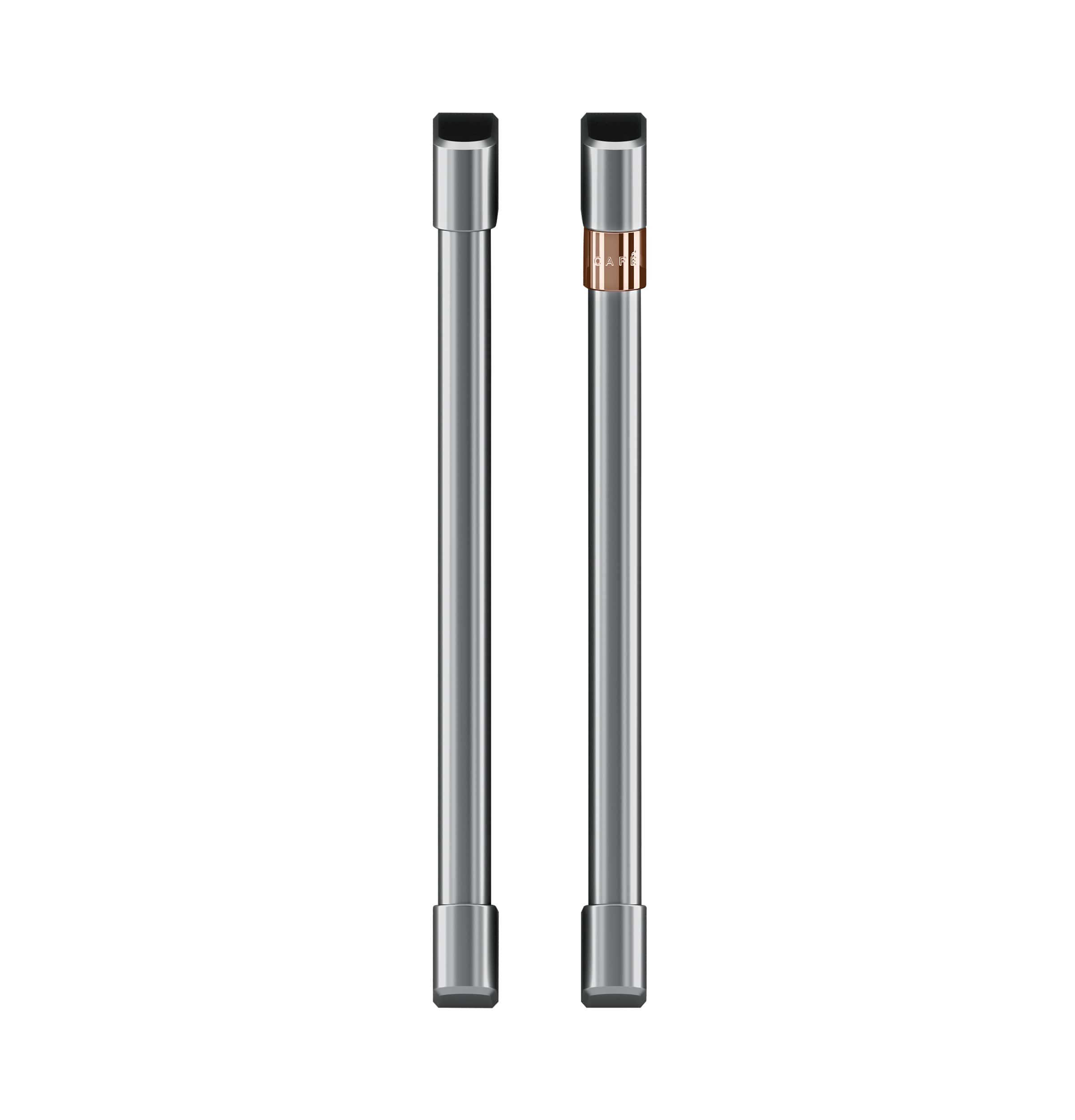 Café 2 French-door Handles - Brushed Stainless