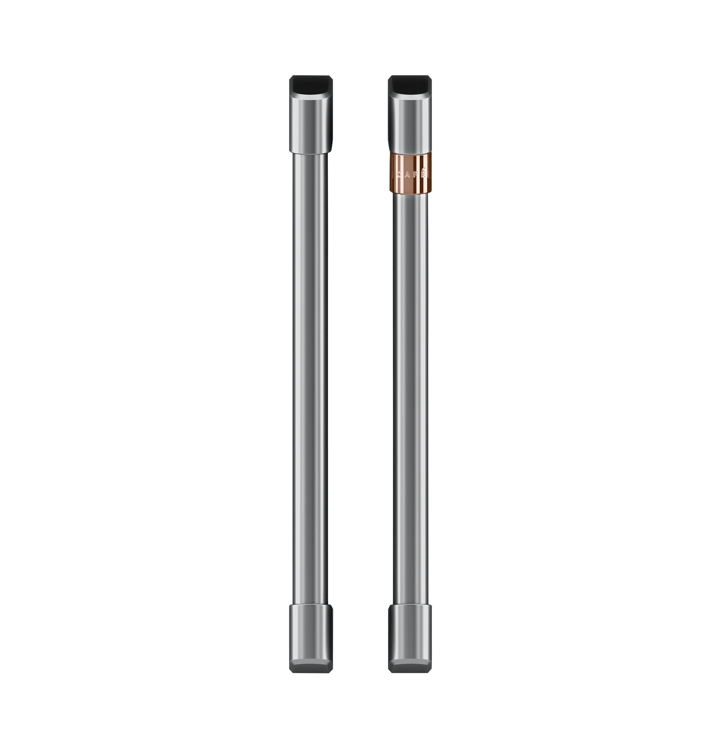 Café 2 French-door Handles - Brushed Stainless