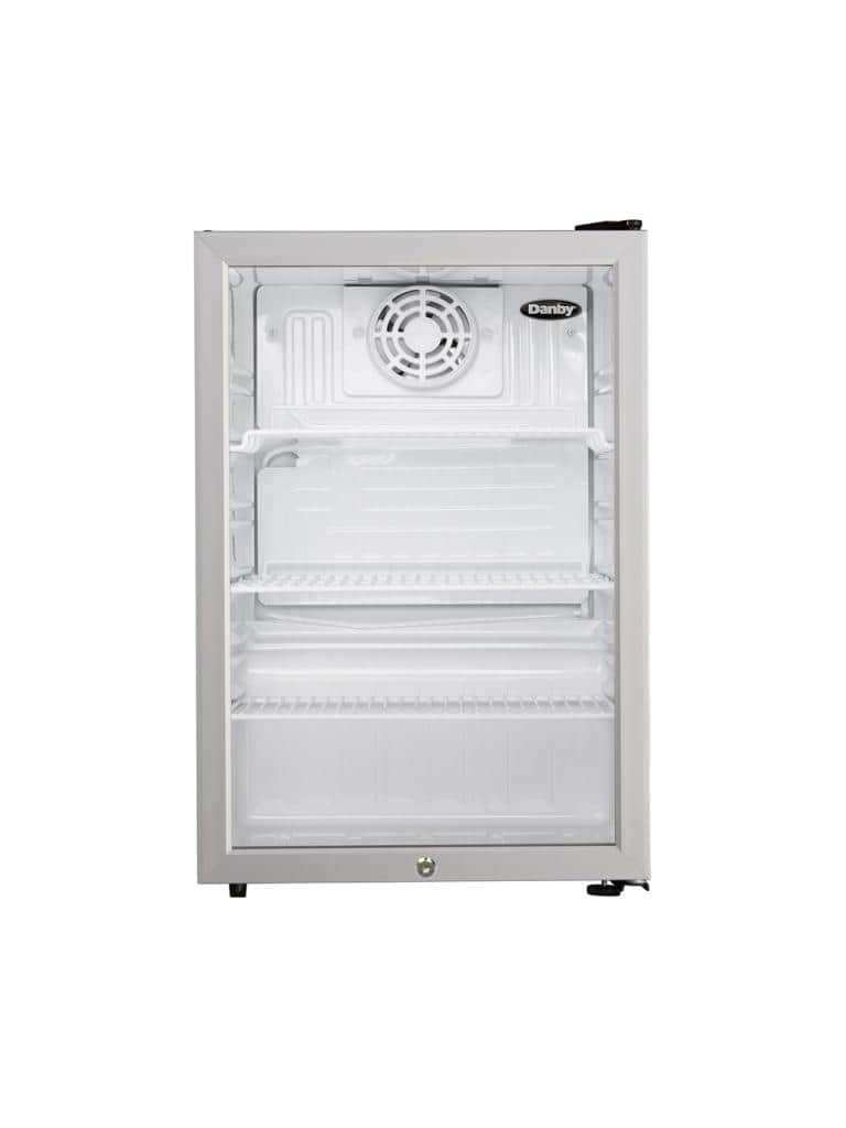 Commercial 2.6 cu. ft. Compact Glass Door Fridge