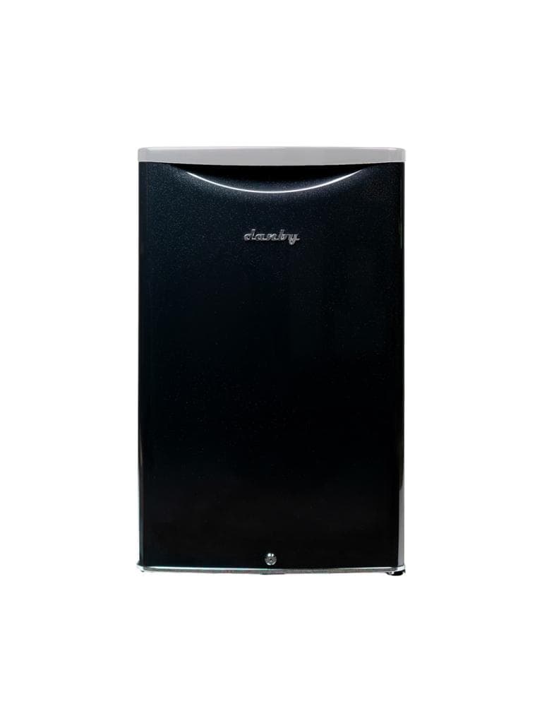 4.4 cu. ft. Retro Compact Fridge in Midnight Black