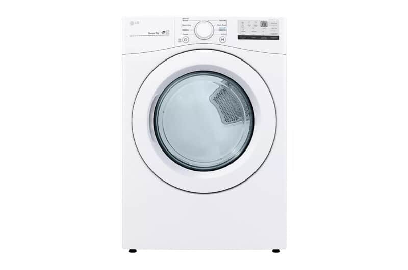 7.4 Cu. Ft. Large Capacity Electric Dryer - White