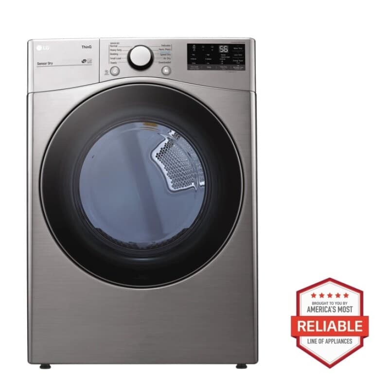 7.4 cu. ft. Ultra Large Capacity Smart wi-fi Enabled Front Load Electric Dryer with Built-In Intelligence