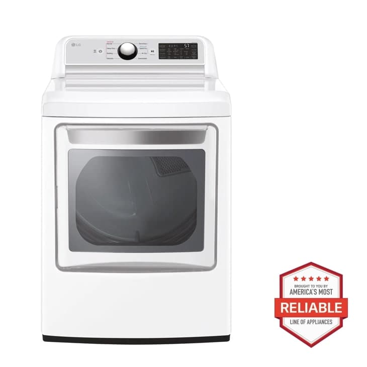 7.3 cu. ft. Ultra Large Capacity Smart wi-fi Enabled Rear Control Electric Dryer with EasyLoad™ Door