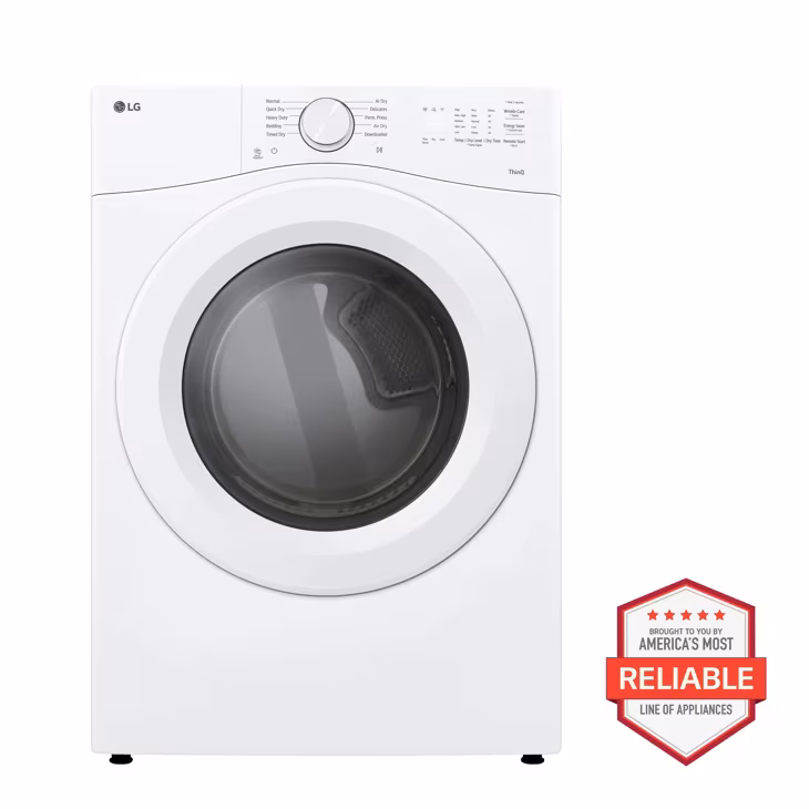 7.4 Cu. Ft. Ultra Large Capacity Smart Front Load Gas Dryer