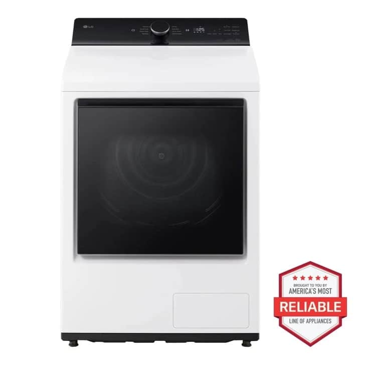 7.3 Cu. Ft. Ultra Large Capacity Smart Rear Control Ventless Dryer With Dual Inverter Heat Pump Technology And Inverter Direct Drive Motor System