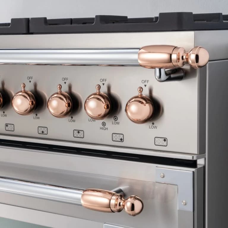 Copper décor set for Range and Hood