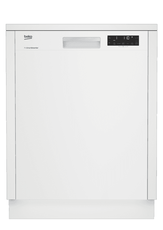 Tall Tub White Dishwasher, 14 place settings, 48 dBa, Front Control