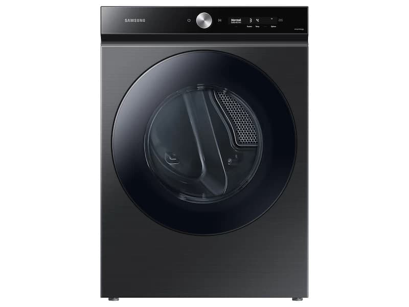 Bespoke 7.6 cu. ft. Ultra Capacity Electric Dryer with Super Speed Dry and AI Smart Dial in Brushed Black