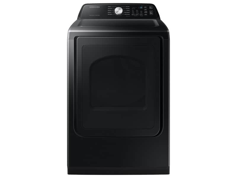 7.4 cu. ft. Smart Gas Dryer with Sensor Dry in Brushed Black