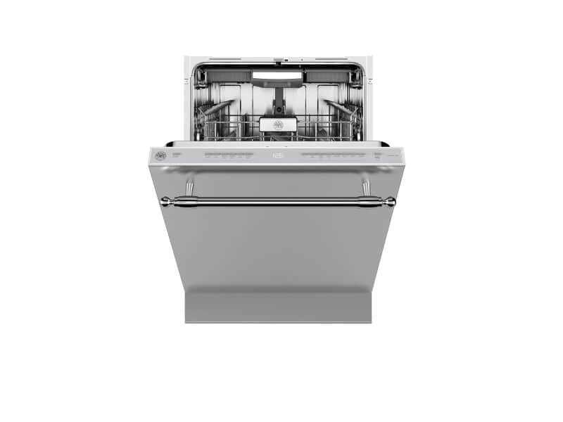 24 inch Dishwasher Tall Tub with Stainless Steel Panel and Bar Handle, 15 place settings, 42 dB, 6 wash cycles