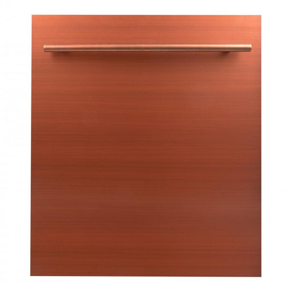 24 in. Top Control Dishwasher with Copper Panel and Modern Style Handle, 52dBa