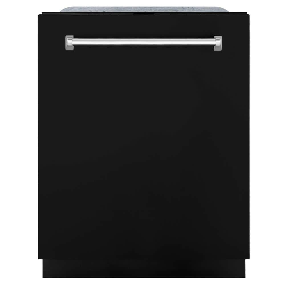 24 In. Monument Series 3rd Rack Top Touch Control Dishwasher With Black Matte Panel, 45dba