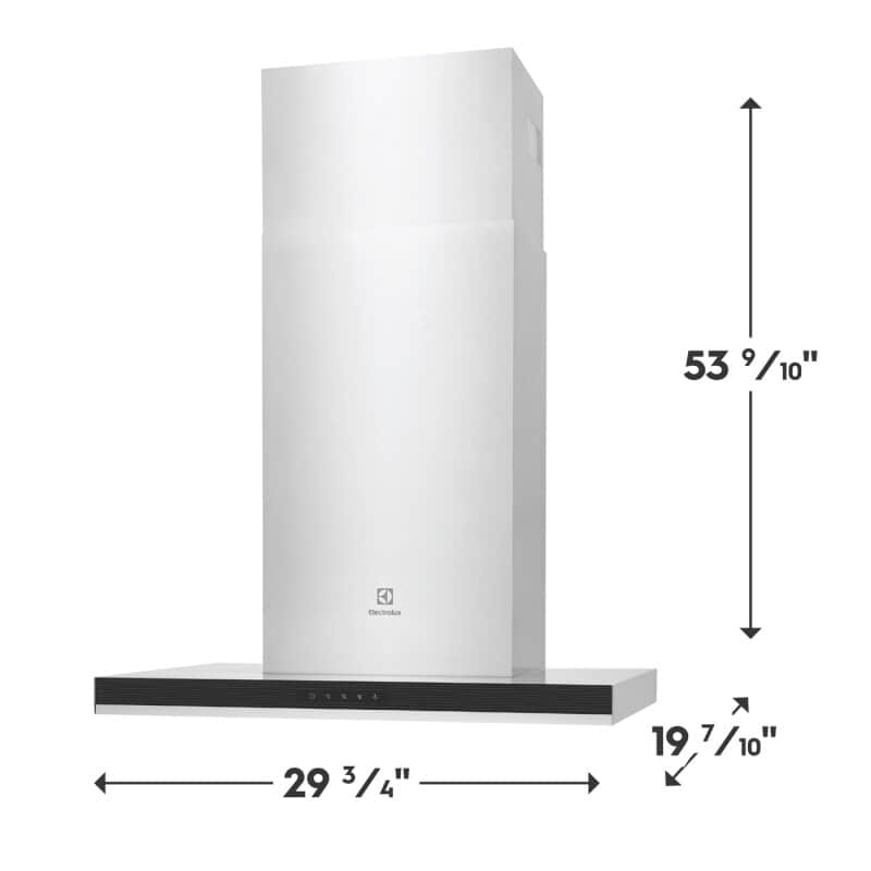 30" Wall-Mount T Shape Hood