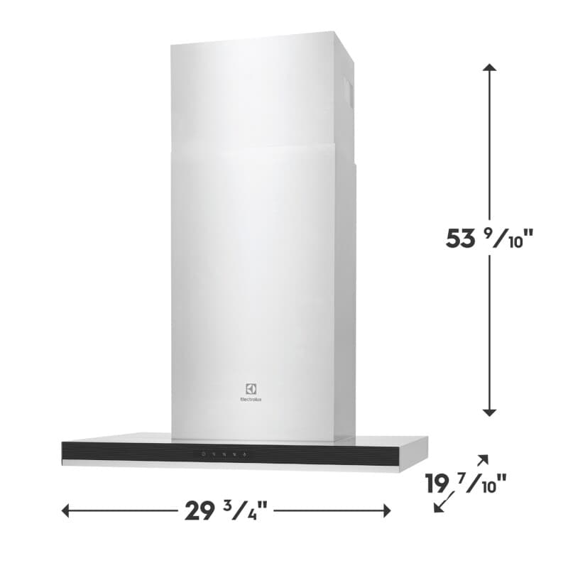 30" Wall-Mount T Shape Hood