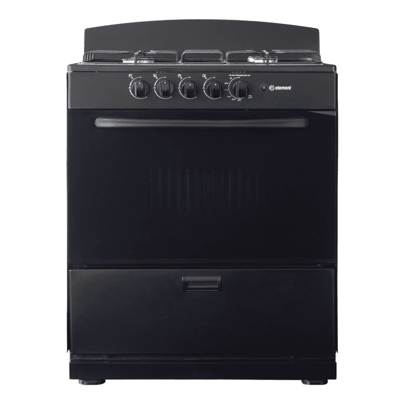 Element 4.0 Cu. Ft. 30” 4-Burner Gas Range - Black (EEGR3A4MCCB)