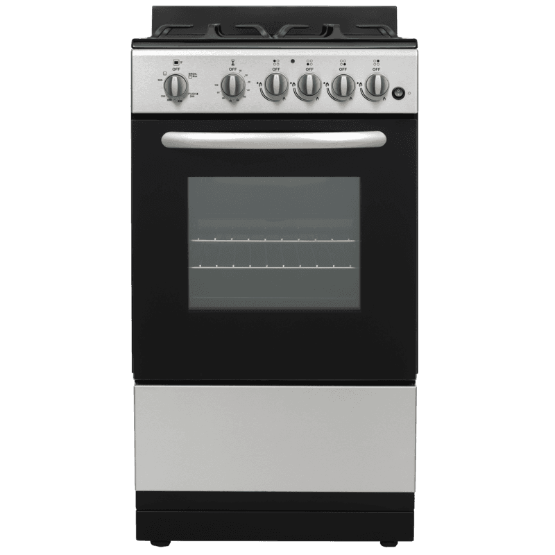 Element Appliance Element 1.9 Cu. Ft. 20” Gas Range - Stainless Steel (EGR204MCCS)